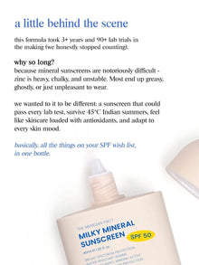 Milky Mineral Sunscreen